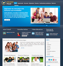 Pagina Web de Educación a Distancia